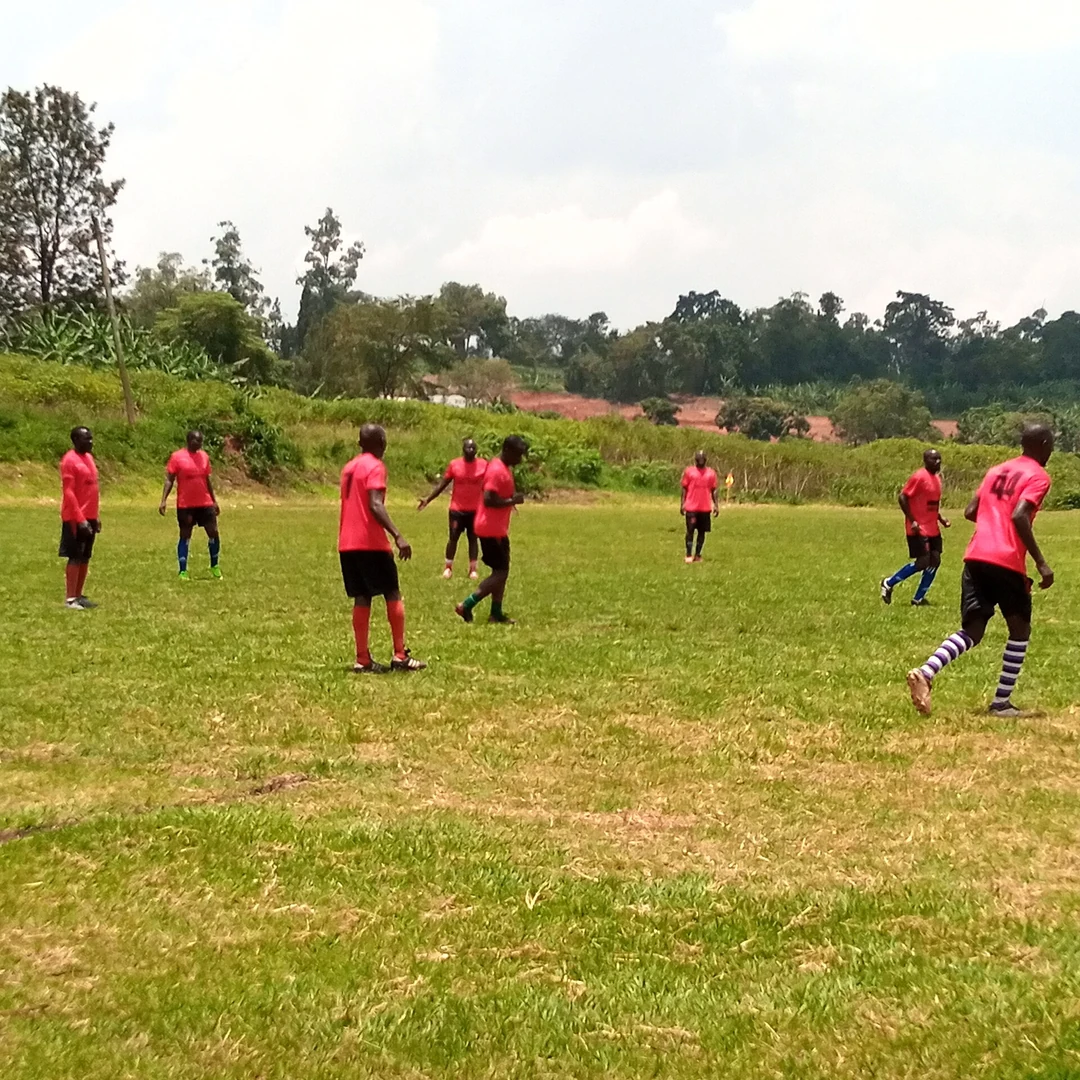 People doing warm-up movement